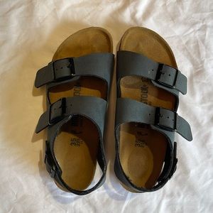 Navy Birkenstock Sandals NWOT